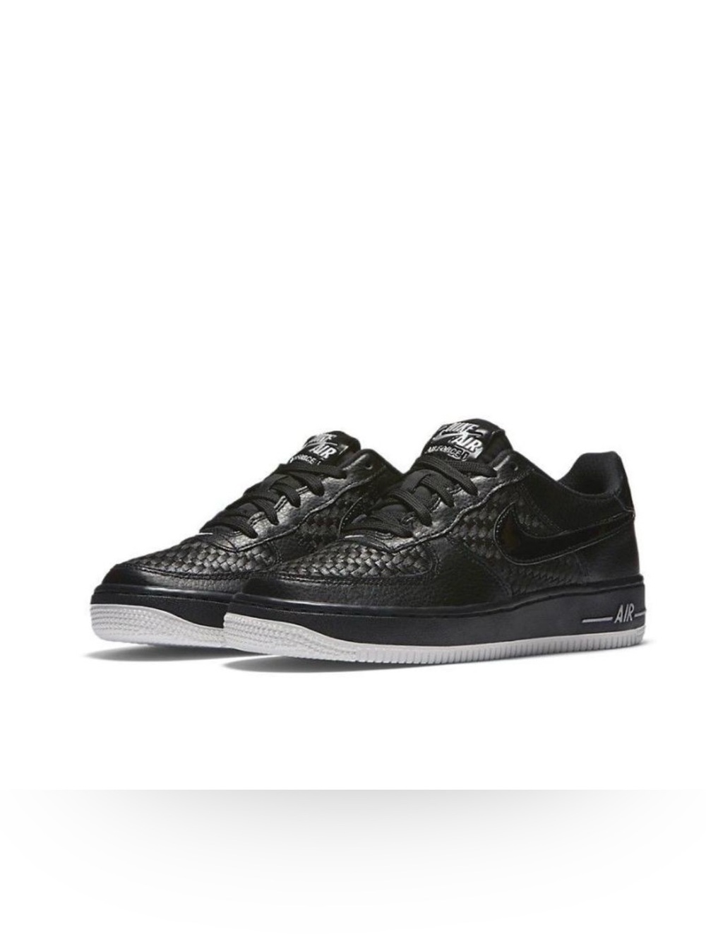Nike Air Force 1 Low LV8 Black Woven Rare Sneakers